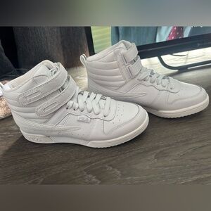 Fila White high top Sneakers